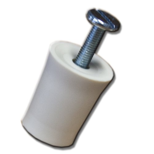 Anschlagpuffer Stopper für Rollladen 28mm weiß -8 Stück