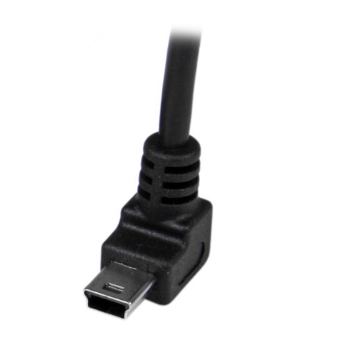 StarTech USBAMB1MU USB auf Mini USB Anschlusskabel (1x USB A Stecker, 1x USB Mini B Stecker, 1m) schwarz - 4