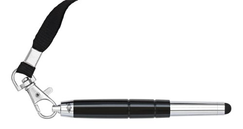 Wedo 26135001 Touchpen Terzo, (mit Lanyard, Kugelschreiber, leitfähiger Eingabestift für alle Smartphones und Tablet PCS), schwarz - 2