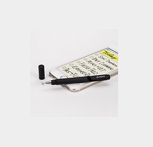 Adonit Jot Mini 2.0 Metall Stylus für Apple iPad/iPhone/Tablet inkl. Dampening/Clip/Precision Disc schwarz - 3