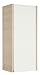 Produktbild FACKELMANN 83413 Hängeschrank Viora, 1 Tür, Türanschlag links, 2 Glaseinlegeböden, BxHxT: 30 x 67 x 22 cm