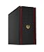 Produktbild BitFenix Shinobi DE Edition Midi-Tower PC-Gehäuse (micro ATX, 4x USB 2.0) schwarz/rot/gold