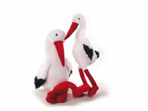 Preisvergleich Produktbild Inware 6864 - Kuscheltier Storch Otto, 55 cm, Schmusetier