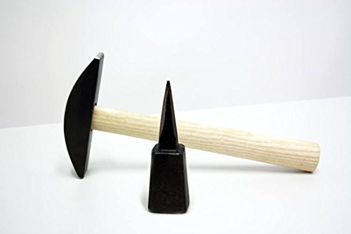Sensenzubehör Dengelhammer 500 g und Amboss