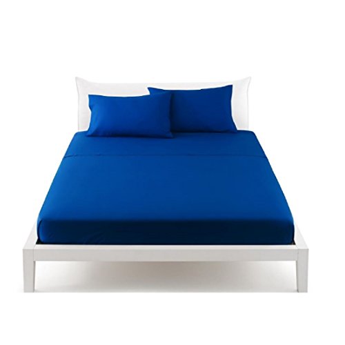 Irge Lenzuola Matrimoniale Puro Cotone Tinta Unita Vari Colori