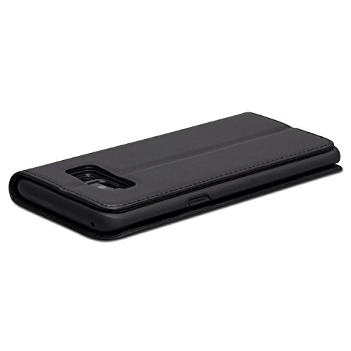CASEZA Samsung Galaxy S8 Funda Negro Tipo Libro Piel PU Case Cover Carcasa Plegable Cartera Oslo Piel Vegana Premium para Galaxy S8 5 8 Original - Ultrafina con Cierre Magn tico reviews CASEZA Samsung Galaxy S8 Funda Negro Tipo Libro Piel PU Case Cover Carcasa Plegable Cartera Oslo Piel Vegana Premium para Galaxy S8 5 8 Original - Ultrafina con Cierre Magn tico