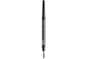 NYX Professional Makeup Precision Brow Pencil, Dual Ended with Flat Tip Pencil and Spoolie Brush, Vegan Formula, Shade: Espresso