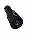 Price comparison product image Rubberized Car Charger Adapter for Micromax Bharat 2 Plus, Canvas Selfie 2 Note, Meizu M6 (Dual USB Port) - Black + MND Stylus