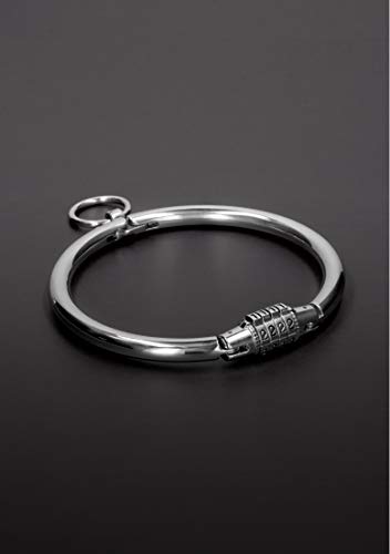 Preisvergleich Produktbild Triune Edelstahl Halsband mit Kombinationsschloss - medium 1er Pack