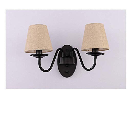 Preisvergleich Produktbild Wandleuchten Einfache schlafzimmer nacht doppelwandlampe kreative wohnzimmer gang TV wandleuchte A-keine lichtquelle