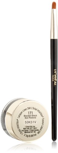 L'Oreal Paris Infallible Lacquer Liner 24H, Blackest Black, 0.09 Oz