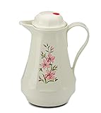  Rotpunkt Isolierkanne 430 Neuheiten 1 Liter  Doppelwandige Vakuumisolierung  Zweifunktions-Drehverschluss  BPA Frei- gesundes Trinken  Made in Germany  Warm + Kalthaltung  (Lily)