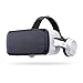 Produktbild VR Brille, kompatibel mit iPhone und Android Handy 's bis 6.0 Zoll z.B. iPhone SE 6 6s 7 8 X XS, Samsung Galaxy S6 S7 S8 S9, Huawei p10 p20,LG G6, HTC, Pixel - G04BS