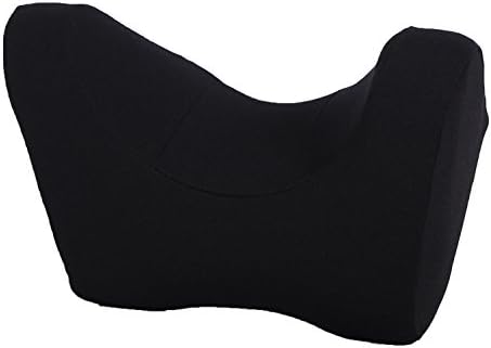 Car Neck Pillow Memory Foam Cushion Adjustable Airplane Neck Support Pillow Travel Pillow Headrest Pillow (Black)