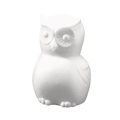 Rayher 3348300 Styropor-Eule, 22 cm
