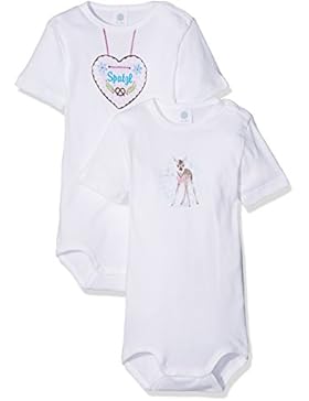Sanetta Baby-Mädchen Body, 2er Pack