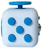 Fidget Cube Ceavis Creative 6 Sides Dice Anti-anxiety and Depression Toys For Girl Boys Children Adults Christmas Gifts/ Valentine's Day / Wedding Anniversary / Birthday-come (Fidget Cube, White Blue)