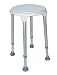 Produktbild FabaCare Duschhocker Premium Duschschemel mit Drehscheibe, Hocker 5-fach höhenverstellbar 42-52 cm, runder Badhocker, drehbar, bis 120 kg, mit Easy to Clean Versiegelung