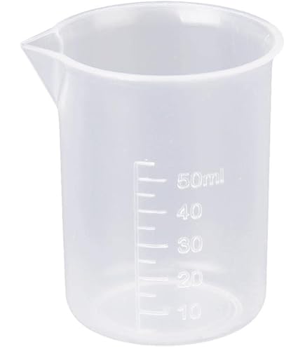 50 Stück 30 Ml Messbecher Aus Kunststoff – Transparent, Abgestuft, Für Labor, Küche & DIY, Wiederverwendbar