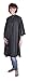 Professional BLACK Deluxe Hairdressing Gown - Heavy Duty, Water-Repellent, Adjustable Neck