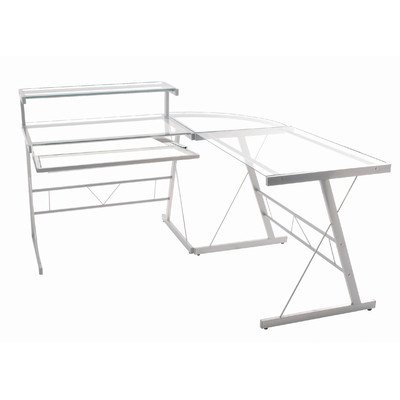 Schreibtisch-Eckkombination mit Tastaturablage Schreibtisch-Eckkombination mit Tastaturablage