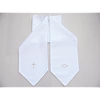 Taufschal Krawattenenden,versch.Variationen