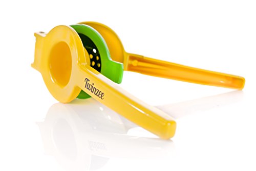 Twinzee Zitronen- und Limettenpresse mit zwei Aufsätzen – Zitronenpresse in einzigartigem Design – aus Aluminium - 8