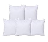 HOMECRUST Cotton White 6x16-inch Cushion Filler (Pack of 5)
