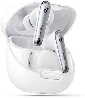 Soundcore by Anker Liberty 4 NC - Cuffie Bluetooth con cancellazione del rumore, cancellazione adattiva del rumore per orecchie e ambiente (bianco)(Ricondizionato)