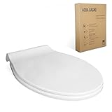 Hochwertiger WC-Sitz hergestellt aus Duroplast. Duroplast ist ein hochwertiger und Antibakterieller Kunststoff und eignet sich perfekt für Toilettensitze um die Ausbreitung von Keimen und Bakterien zu minimieren.