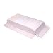 Cambrass 70 x 140 cm Cotbed Quilt/ Bedspread Collection Ter (Pink and White Spotted)