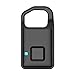 Produktbild ckground Fingerabdruck-Vorhängeschloss, Smart Biometric Fingerprint Lock Keyless wasserdichtes tragbares Sicherheitsschloss für Tür, Schließfach, Schublade, Koffer, Reisegepäck