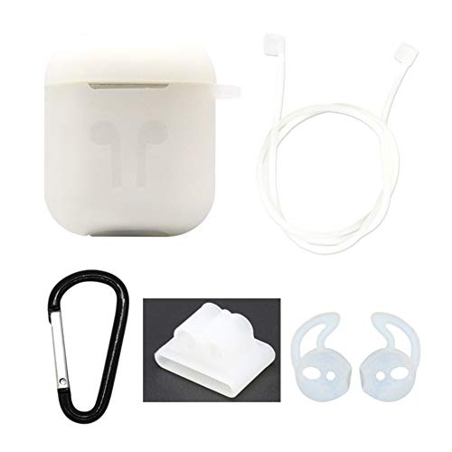 Preisvergleich Produktbild ASANPAI Silikon-Schutzhülle für Apple AirPods