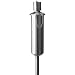 Produktbild Edelstahl Gartenfackel 120cm Öllampe Gartenlampe mit Sicherheitsverschluss Windlicht höhenverstellbar
