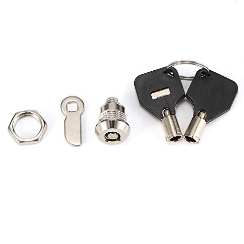 Preisvergleich Produktbild Vvciic Heavy Duty Unbreakable Kabinett Viertelsperre Drehen Sicherheit Tubular mit Keys