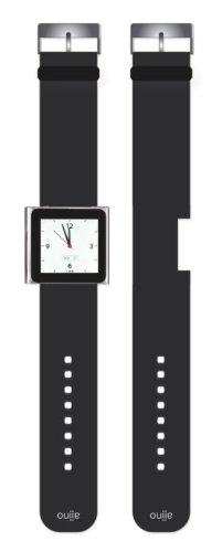 Preisvergleich Produktbild Aiino Nano Watch Watchband Armband für Apple iPod Nano 6 - Schwarz