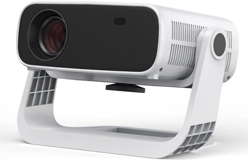 Nuovo mini proiettore, proiettore WiFi e Bluetooth, Full HD 1080P, supporto 4K Home Theatre proiettore portatile, compatibile con iOS/Android/Laptop/HDMI/PC/TV Stick/USB (Blu)
