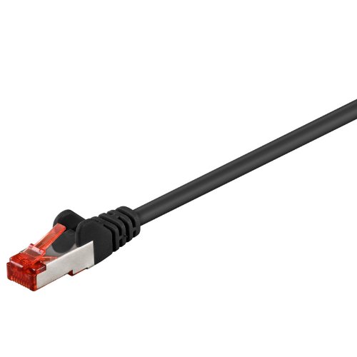 Wentronic CAT 6 Netzwerkkabel (2x RJ45) 2 m schwarz