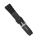 Sunhoyu Uhrenarmband Schwarz Slicone Einstellbar Armband 12mm 14mm 18mm 20mm 22mm Schultern Für Armbanduhren G-Shock-Modelle