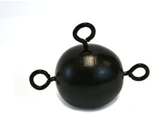 ASICO 1 lb Painted Metal Inertia Ball with 3 fixed Eye bolts, Pendulum
