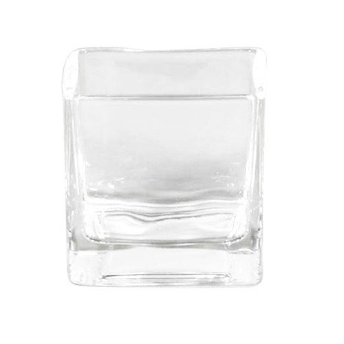 Sandra Rich Vase Windlicht ‚Cube‘ Würfel, Glas, eckig, 6x6cm (6 Stück) - 2