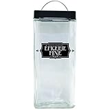 Lily Cook-Tarro KA1503 cuadrado cristal, color transparente, 10 x 10 x 21 cm, 1200 ml