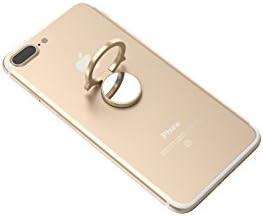 Kronya® | 360 ° rotatable smartphone finger holder | Car Finger Fitness Grip Holder Mount Cell Phone Ring Ring Holder Sport Stand Tablet Apple iPhone iPad 7 8 10 X Samsung Galaxy S8 5 (Gold)