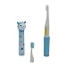 Yijan T2S New Waterproof Kids Electric Toothbrush Music Toothbrush For Children with Replaceable Brush Head (Blue)