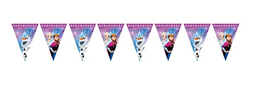 Procos 10110970B – Partyset Disney Frozen Northern Lights, Größe XL, 52 teilig - 9