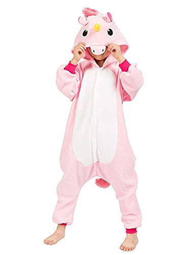 Unicorn Costume Onesie Adult Kids Pajamas Halloween Xmas Gift Christmas Costume