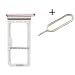 Produktbild iDigital für Samsung Galaxy S7 G930 G930F G930FD Simkarten Halterung & SD Karten Halterung SIM Tray Kartenhalter Singel/Dual SIM  SIM Tray Eject Needle Pin (Pink)