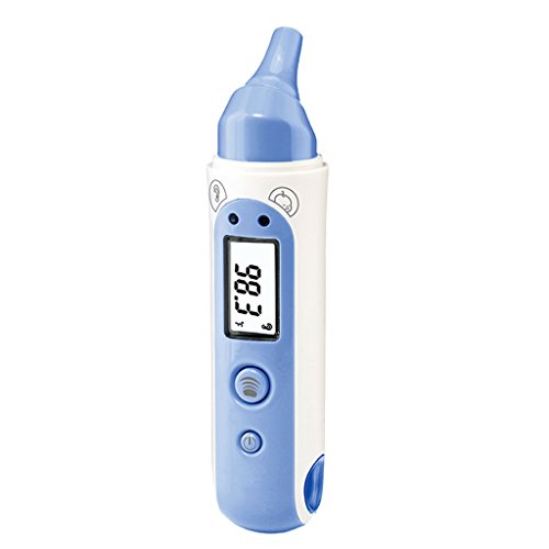 Preisvergleich Produktbild B Baosity Digitales Thermometer mit Ohrthermometer und Stirnthermometer