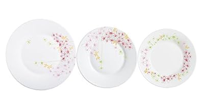 Luminarc ipomee Service de table de 18 pièces, multicolore, 29 x 14 x 29 cm