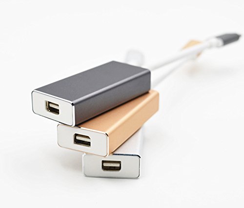 Hrph USB3.1 Typ-C zum Mini Display Port Adapter 4K HD USB-C zum Mini DP Konverter Kabel für Apple Air Pro Macbook Air - 2